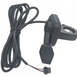 Horizontally moving thumb throttle/accelerator with wire