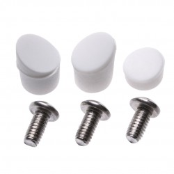 Rear fender screw caps white XIAOMI M365 / PRO + screws
