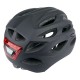 Bicycle helmet with led light - M White