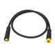 Cable / cable 3pin M + V waterproof 70cm