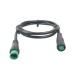 Cable / cable 5pin M + V waterproof 70cm