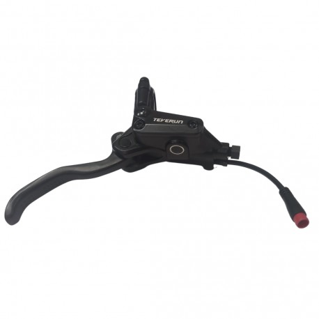 Hydraulic brake lever with indicator window left Teverun