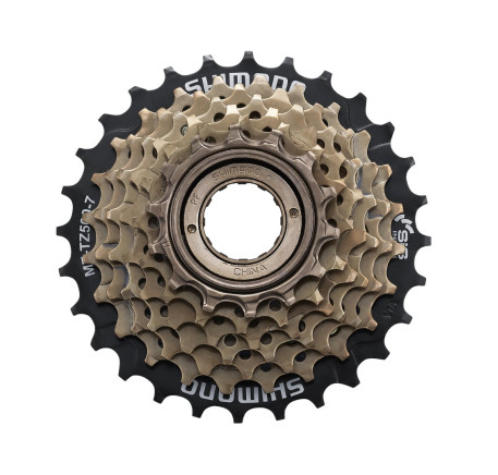 Galinis žvaigždžių blokas Shimano MF-TZ500 7-speed 14-28T  (užsukamas)