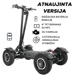 TEVERUN FIGHTER SUPREME 7260R 60Ah electric scooter | UPDATED Version 2024 (2nd Gen) | with APP and SMART BMS