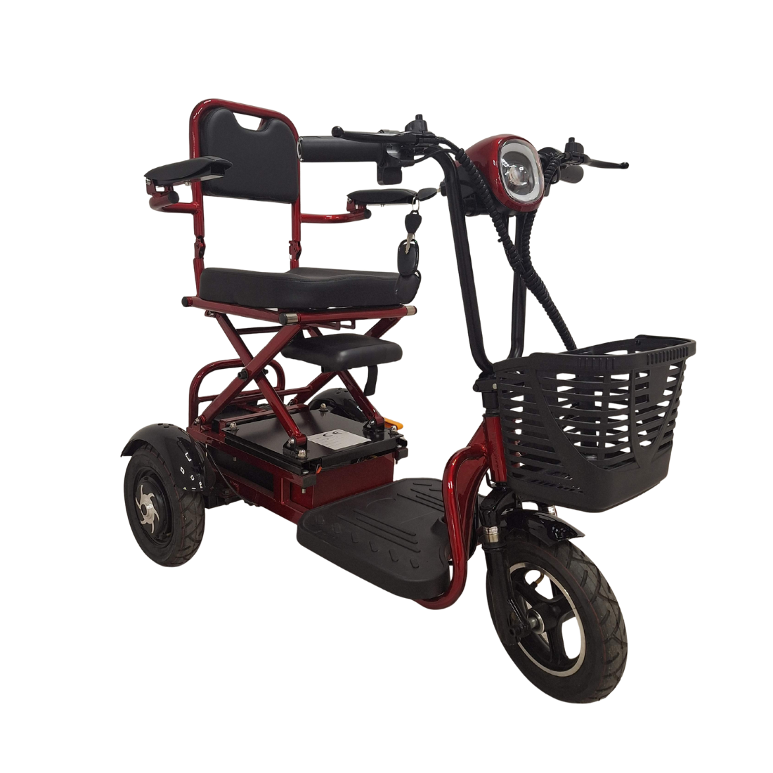 Elektrinis sulankstomas vežimėlis RIDE-E M1X3 / S8