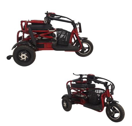 Elektrinis sulankstomas vežimėlis RIDE-E M1X3 / S8