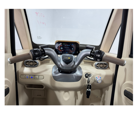 Elektrinis triratis mini automobilis RIDE-E DOMI 1KW (EEC)