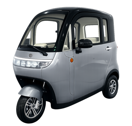 Elektrinis triratis mini automobilis RIDE-E DOMI 1KW (EEC)