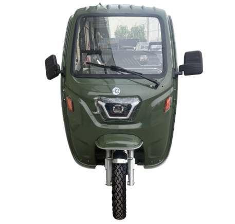 Elektrinis krovininis triratis RIDE-E BULL+ su stogu ir priekiniu stiklu (EEC)