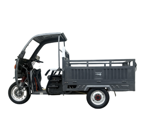 Elektrinis krovininis triratis RIDE-E BULL+ su stogu ir priekiniu stiklu (EEC)