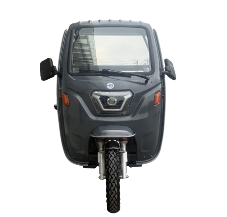 Elektrinis krovininis triratis RIDE-E BULL+ su stogu ir priekiniu stiklu (EEC)