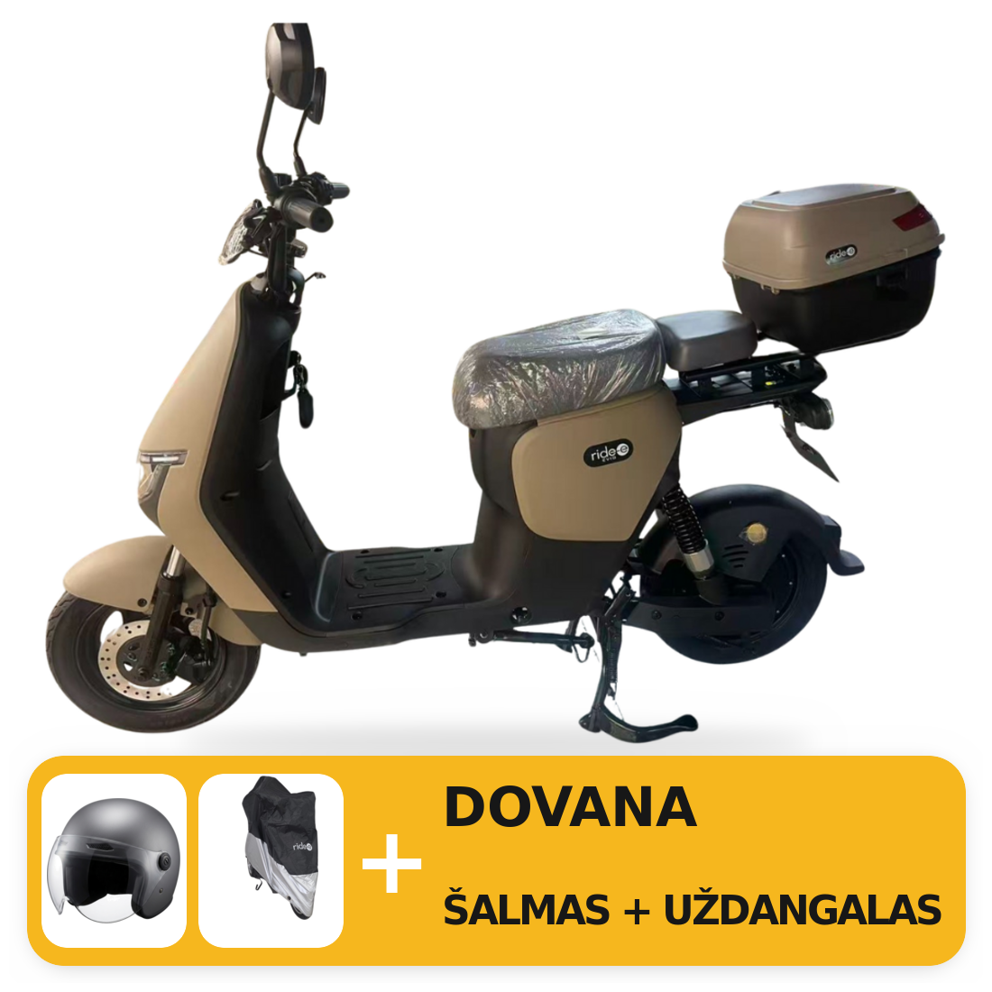 Elektrinis motoroleris RIDE-E EVIO (EEC)