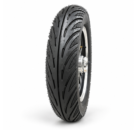 Galinis kairės pusės ratlankis su padanga elektrinio triračio RIDE-E M20R / M20R PRO