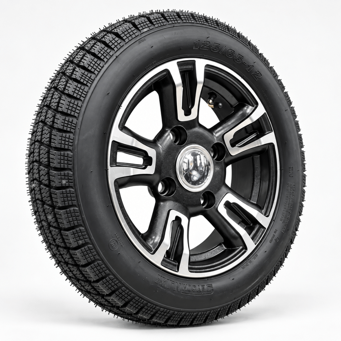 Žieminė padanga su ratlankiu 125/65 R12 mini automobiliui NANA / TUNA / DORA