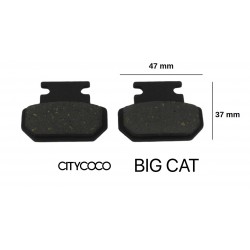 Brake pads BIG CAT (CITY COCO)