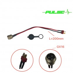Charger connector for PULSE 10 with GX16 connection 200mm