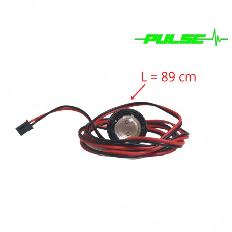Galinis raudonas mini LED žibintas PULSE 10