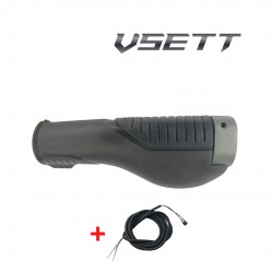 VSETT8 8+ Guminė vairo rankenėlė su mygtuku posūkiams (dešinė)