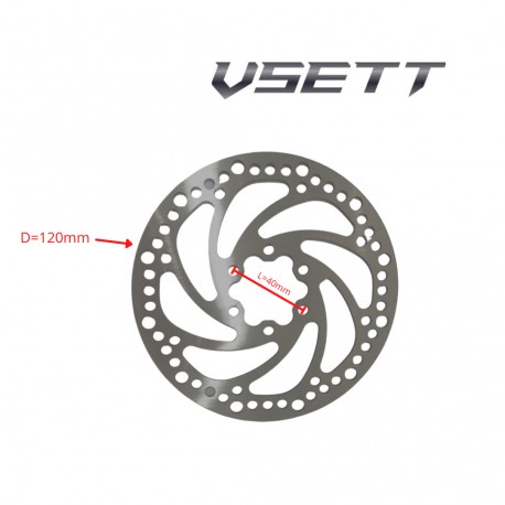 Disc brake 120mm VSETT9 VSETT9+