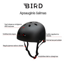 BIRD Apsauginis šalmas