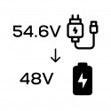 56.4V - 48V Baterijoms