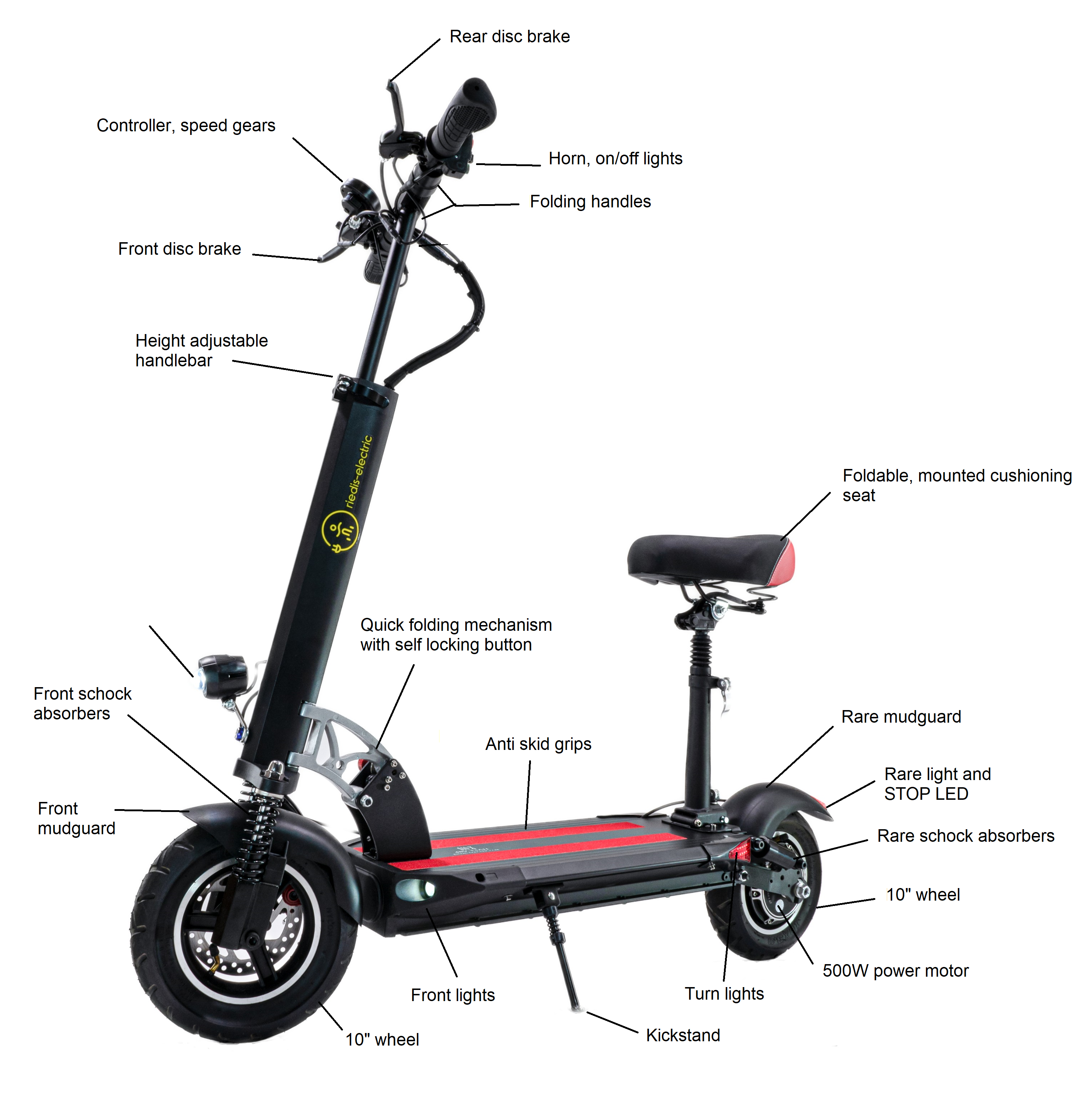 electric scooter S10 X 25Ah